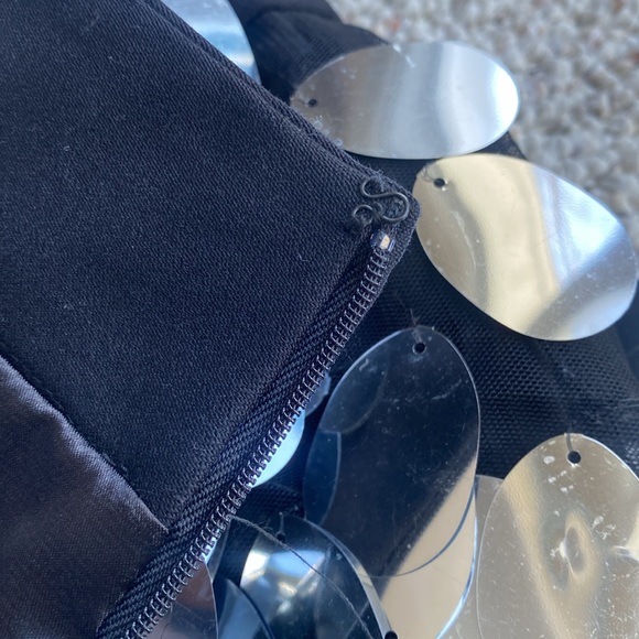 Milly Sequin Classic maxi skirt Milly Silver Paillette sparkle bling swiftie - Picture 13 of 14